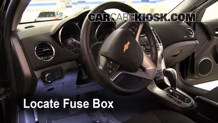 Interior Fuse Box Location: 2011-2016 Chevrolet Cruze ...